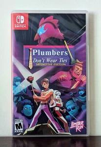 Limited Run Games #204 Plumbers Don’t Wear Ties Nintendo Switch SDCC 2024 NEW - Picture 1 of 2