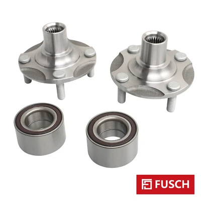 Kit de 2 pares de bujes y cojinetes de rueda delantera izquierda + derecha para Mitsubishi Mirage G4 Foto 1 de 4