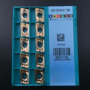 10 PIEZAS APKT1705 PER-EM 9080 APKT1705PER-EM insertos de carburo insertos de fresado - Imagen 1 de 7
