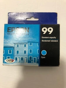 EPSON T099220 Cyan Ink Cartridge Genuine # 99 T0992 Sealed Box - Picture 1 of 6