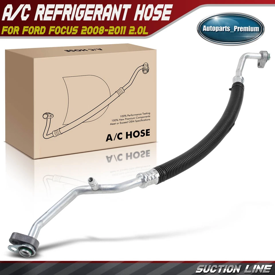 Nueva manguera de succión de refrigerante de aire acondicionado para Ford Focus 2008-2011 L4 2,0 L baja presión Foto 1 de 4