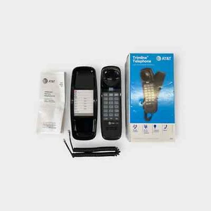AT&T 210 Trimline Telephone (Black) With Speed Dial- Open Box - Free Shipping - - Zdjęcie 1 z 9