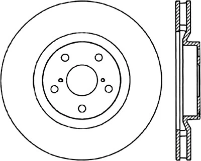 Rotor de freno de disco delantero derecho StopTech para Toyota Supra 128.44104R 1993-1998 Foto 1 de 3