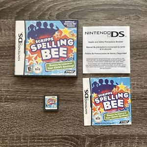 Nintendo DS Scripps Spelling Bee Training Video Game Complete Very Good - Picture 1 of 7