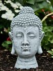Figura Buda Shiva Cabeza Resistente Heladas de Jardín Decoración Intemperie Yeso