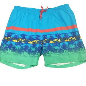 Club Room Turquoise Blue Quick Dry 7" Swim Trunk Shorts Mens Size 2XL - Picture 1 of 8