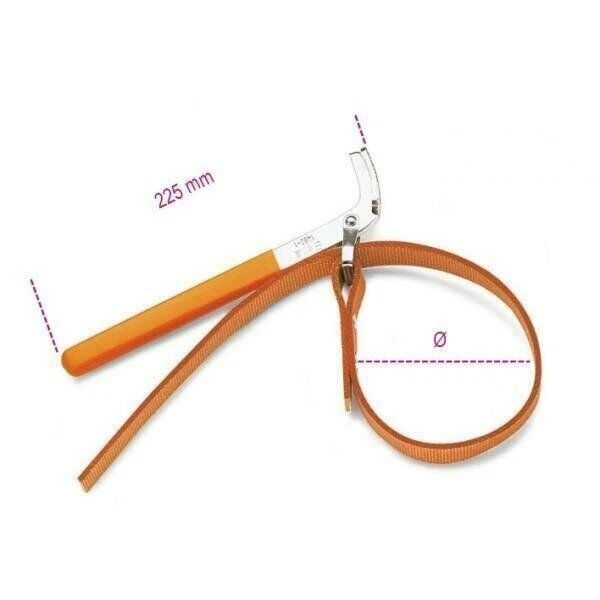 BETA CHIAVE A NASTRO PER FILTRO DELL'OLIO - 240MM - Immagine 1 di 1