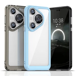 For Huawei Pura 70 / 70 Pro Transparent Acrylic Shockproof Protective Cover Case - Picture 1 of 19