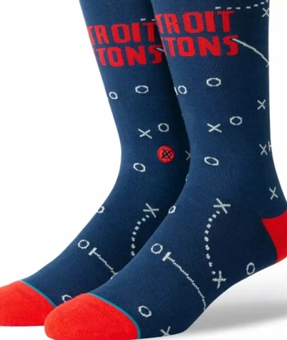 Detroit Pistons Stance Playbook Crew Socks Cover