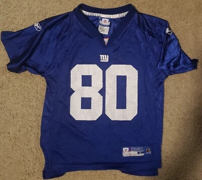 Jersey Jeremy Shockey New York Giants juvenil talla grande (7) azul Reebok Foto 1 de 2