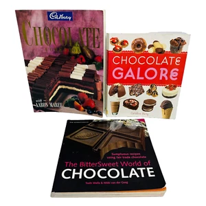 Chocolate Cooking Book Bundle Lot Paperback x 3 Cadbury Cookbook Desserts Food - Picture 1 of 15