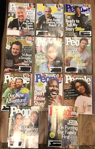 People Magazine Lot of 11 Sept. 19, 2022-Dec. 26, 2022 Celebrity Exclusives VGC - Picture 1 of 4