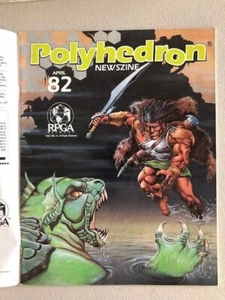 TSR RPGA Polyhedron Magazine #82 w/ mailing cover AD&D Magic Items - Foto 1 di 1