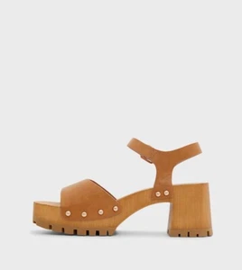 Call It Spring Spinney Chunky Sandals Size 7.5 Lug Sole Hippie Boho Neutral NWOB - Picture 1 of 10