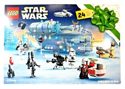 Lego STAR WARS Mandalorian Baby Yoda 2021 Advent Calendar 75307 Retired - Image 1 of 2