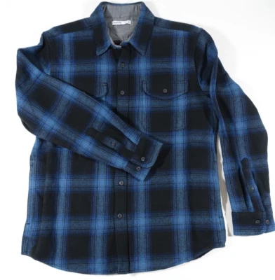 Sonoma Over Shirt Jacket Men Small Heavy Weight Button Front Blue Navy - Image 1 of 4