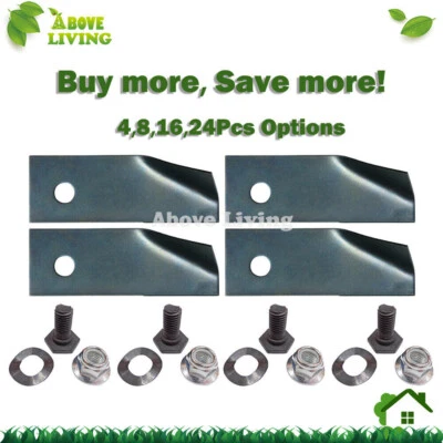 Kit de cuchillas y pernos para Masport 18" Craftsman 435 640X President 635 640I 642 642B Foto 1 de 2