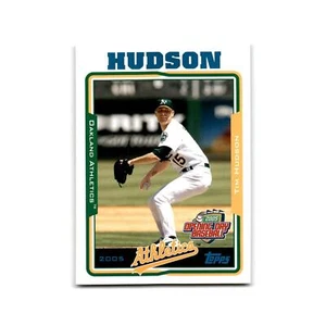 Tim Hudson Opening Day 2005 Topps #143 Oakland Athletics Baseball Card NM - Picture 1 of 3