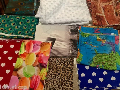 700gr Fabric Scrap Remnants Bolt Ends Textiles Bundle MIX cath kidston rosali A4 - Image 1 of 4