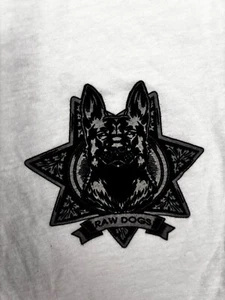 Damen Next Level Apparel T-Shirt Gr. L weiß Raw Dogs - Bild 1 von 12