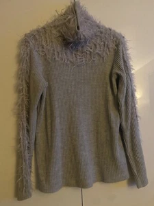 Authentic Issey Miyake Women’s Sweater Gray Size 2 - Picture 1 of 5