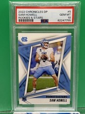 Sam Howell  2022 Chronicles Rookies & Stars Washington Commanders Psa 10