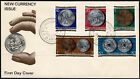 Papua New Guinea 1975 New Currency Issue Airmail Fdc - Set Of Five Stamps - Mint