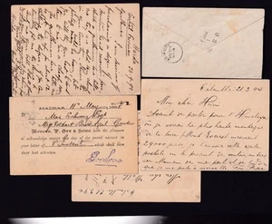 India pequeño lote colección VICTORIANO usado papelería postal tarjetas y cubiertas x11 - Imagen 1 de 6