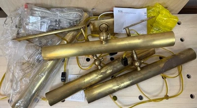 4 VISUAL COMFORT & CO 18" Cabinet Maker's Picture Light In Hand-Rubbed SL2705HAB - Image 1 of 4