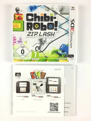 Chibi-Robo Zip Lash Nintendo 3DS PAL Complete In Box - Image 1 of 2