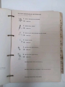 Rare Hasselblad 500 EL Incomplete Service / Repair Manual For Technicians - Picture 1 of 12