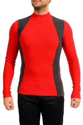 Scuderia Ferrari Men's "Livrea" Multi-Color Wool Turtleneck Pullover Sweater - Image 1 of 4