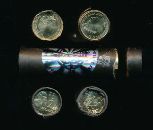 Australia: 2017 $2 Aboriginal Cotton & Co Roll of 25 Coins (Broken) - Bild 1 von 1