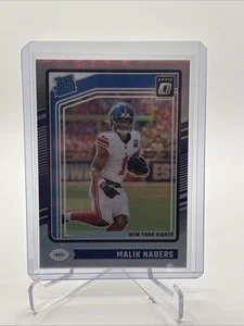 2024 Donruss Optic Malik Nabers Rated Rookie/RC Silver Holo Prizm #271 - Picture 1 of 2