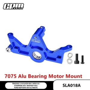 7075 Alu Bearing Motor Mount For TRAXXAS 1/10 Slash 4X4 Hoss 3S BigFoot Stampede - Picture 1 of 10