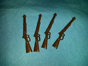 Playmobil ACW Western 4 x Gewehre Gewehr braun Set Konvolut top - Bild 1 von 1