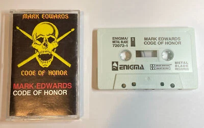Mark Edwards-Code of Honor cassette-Death Metal music-Enigma Metal Blade 1985 - Image 1 of 4