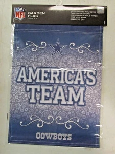 NFL Dallas Cowboys Premium 2-sided Paisley GARDEN Flag 13"x18" Outdoor Banner - Picture 1 of 1