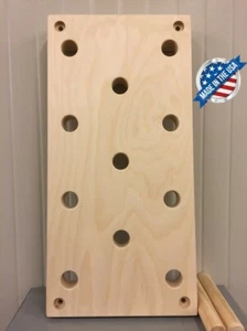Tablero de clavija de escalada de 12" x 24", entrenamiento Crossfit, parkour, ninja, lucha libre, MMA - Imagen 1 de 7