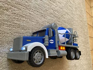 Cement Mixer Toy Truck 16" Lx8Hx6" W Lights Sounds & Turning Cement Barrel - Picture 1 of 12