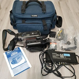 OLYMPUS Movie 8 VX-802 Video Camera Camcorder, Case, Acessories *Not Tested - Picture 1 of 12