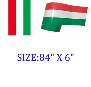 3 Color 84" X 6" German Euro Italy Cars Racing Body Stripe Vinyl Decal Sticker - Picture 1 of 1