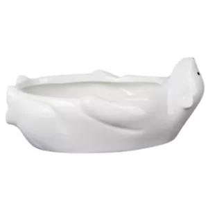 Daily Use Bear Shaped Adorable Practical Ceramic Household Salad Bowl - Picture 1 of 12