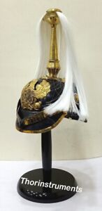 Militarily Costumes With White Plume Style Christmas German Hub Prussian Helmet