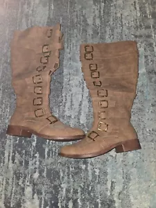 choco multi strap knee boot - Picture 1 of 5
