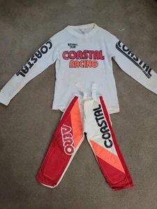 Old School Costal Racing BMX Bicicleta Jersey Pantalones Aero - Imagen 1 de 13
