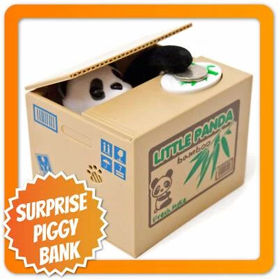 Lustige Elektronische Panda Spardose - Sparbüchse Sparschwein - Kinderspardose - Bild 1 von 4