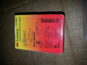 NIB Scotchlok 3M M14-6R/SX 100/ PK TERMINALS ,,, EACH PACK - Picture 1 of 2
