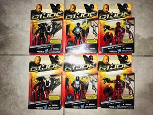 Gi Joe Retaliation Movie 2012 Actionfigur 6 LOT DARK Cyber Ninja Alley Viper - Bild 1 von 5