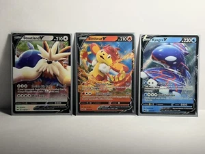 Crown Zenith - Pokémon TCG - Full Art Ultra Rare - V - Set Of Three - Mint - Picture 1 of 1